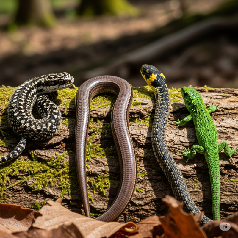 31-Aug August's Reptiles and Amphibians: A World of Minatures