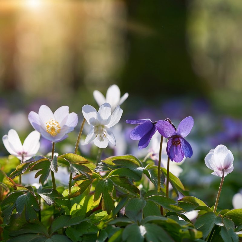22-Apr London’s Spring Wildflowers: Violets & Anemones